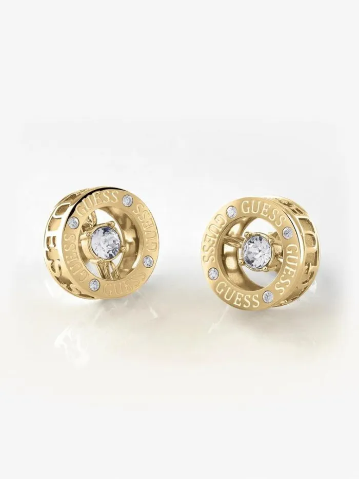 Women solitaire Earrings Gold Guess Jewellery