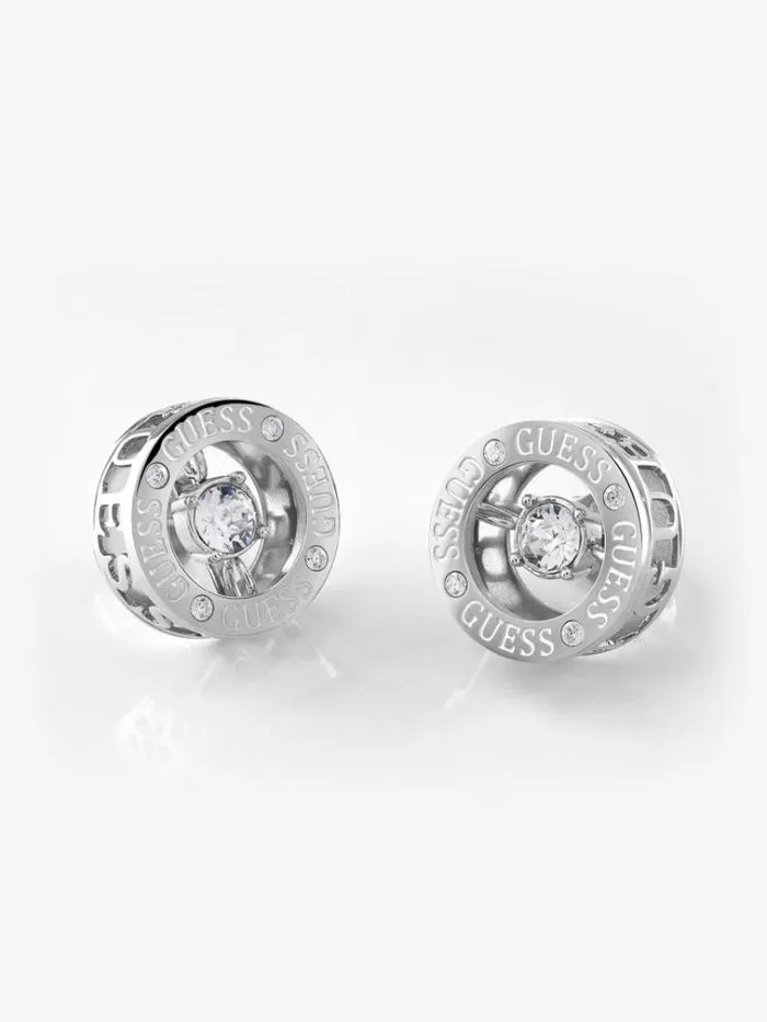 Women solitaire Earrings Silver Guess Jewellery