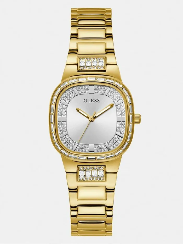 Women Steel Analogue Watch Gold Guess Watches