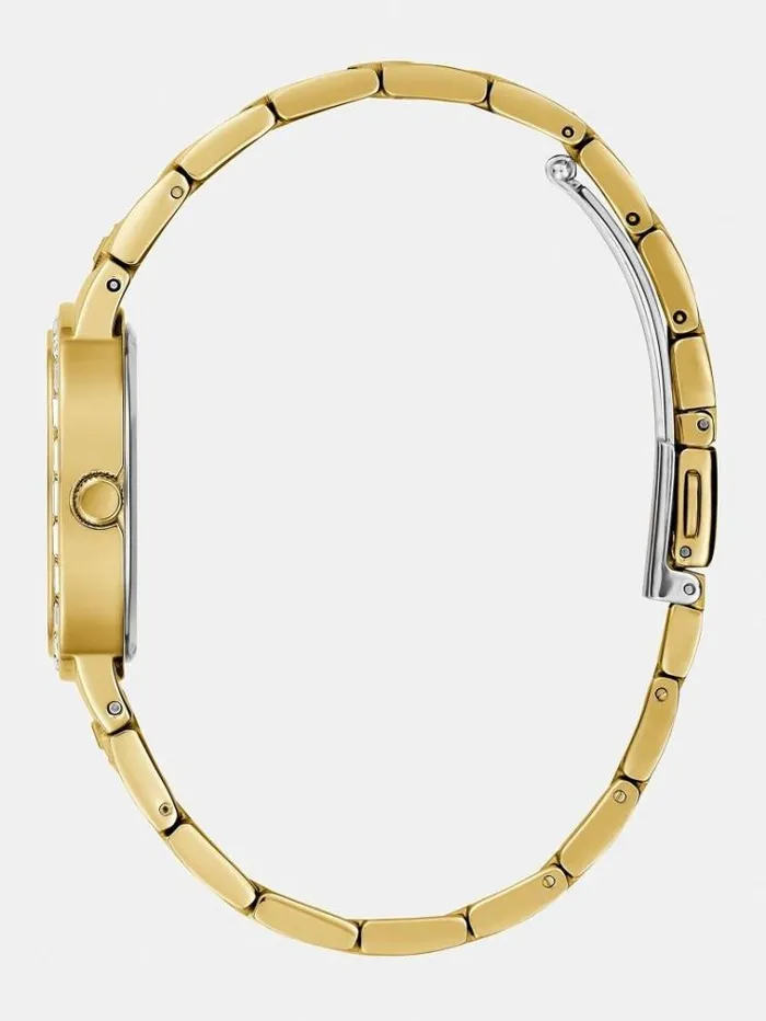 Women Steel Analogue Watch Gold Guess Watches
