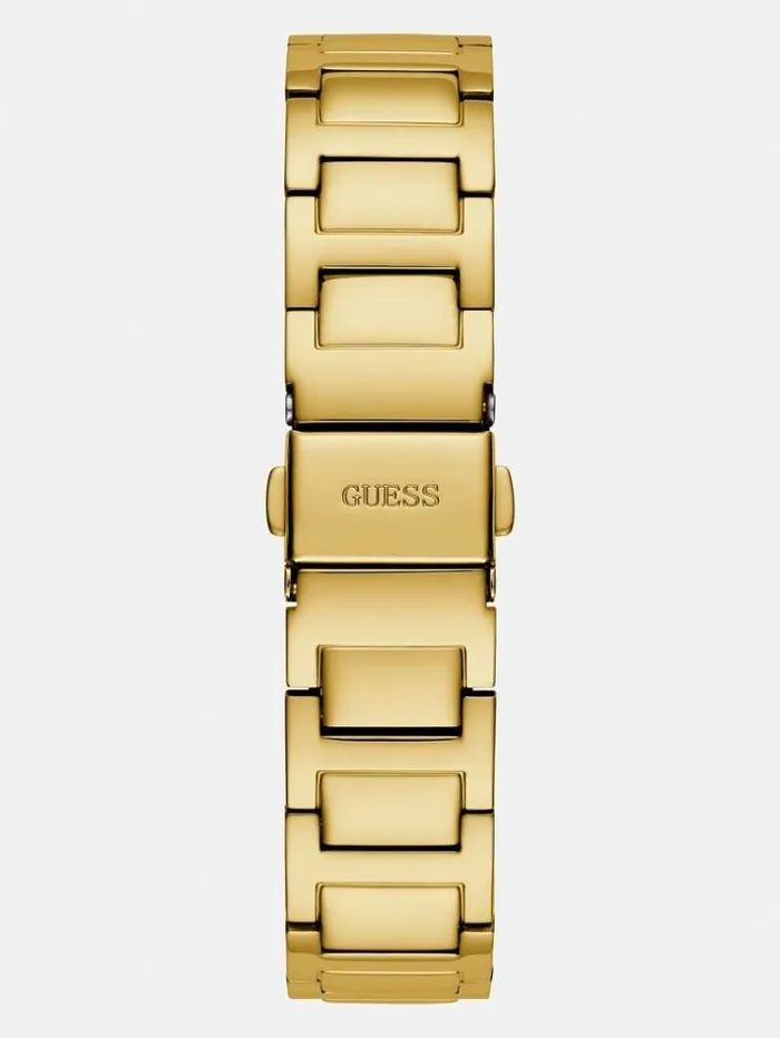 Women Steel Analogue Watch Gold Guess Watches