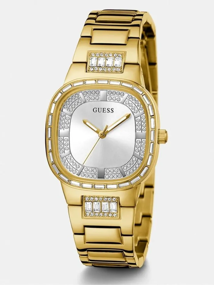 Women Steel Analogue Watch Gold Guess Watches