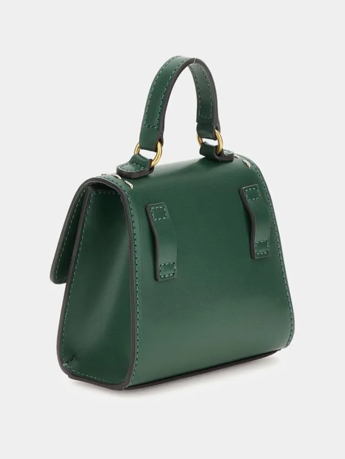 Women Stephi Shoulderstrap Handbag Green Guess Handbags