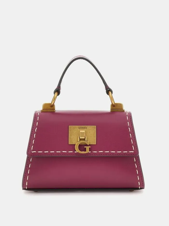 Women Stephi Shoulderstrap Mini Handbag Fuchsia Guess Handbags