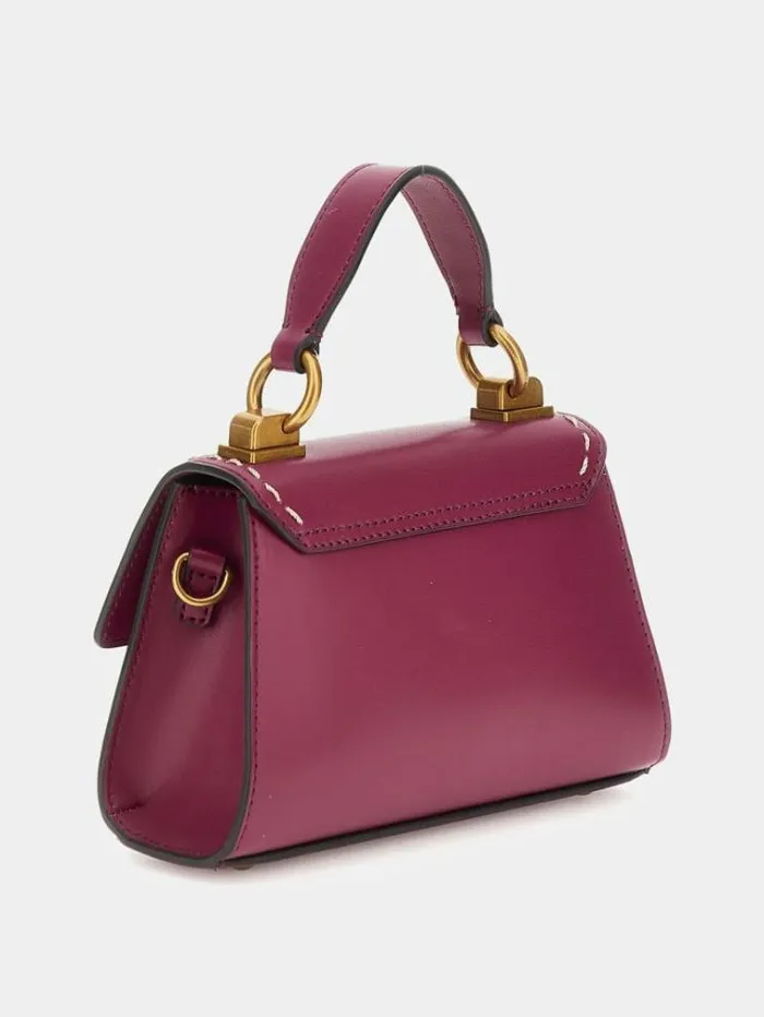 Women Stephi Shoulderstrap Mini Handbag Fuchsia Guess Handbags