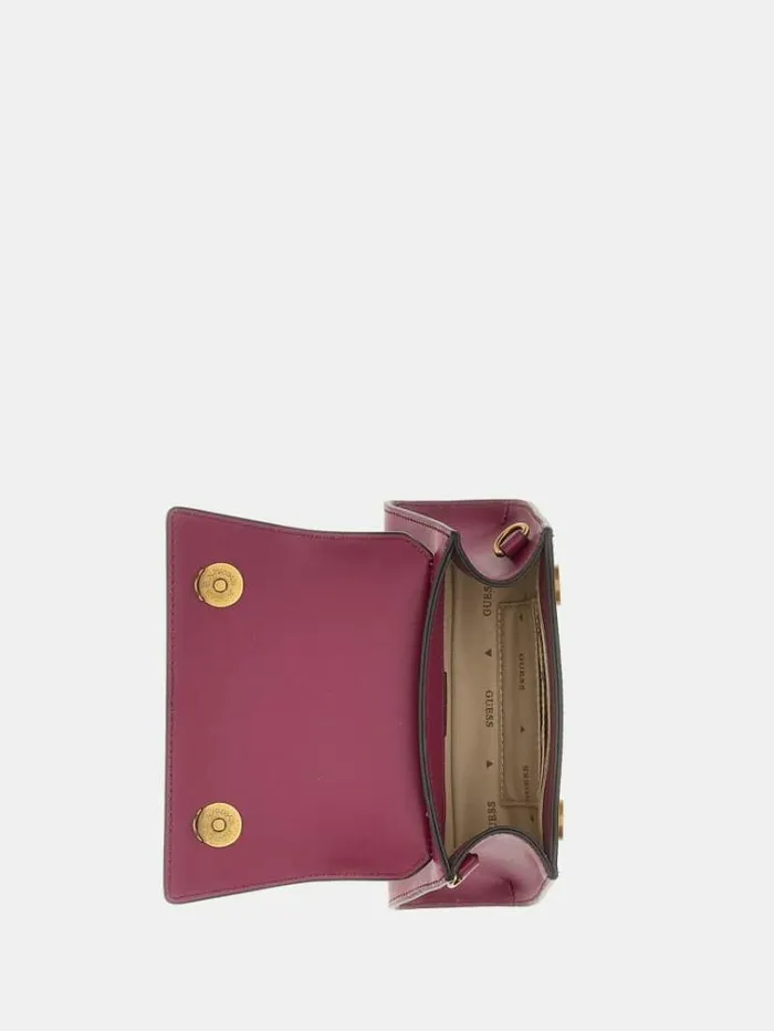 Women Stephi Shoulderstrap Mini Handbag Fuchsia Guess Handbags