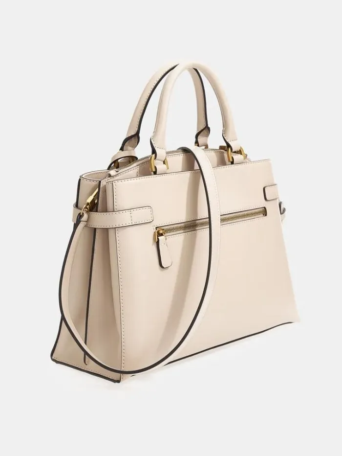 Women Stephi Velvet Handbag Black Guess Handbags