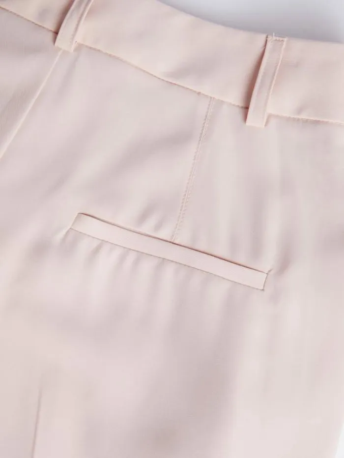 Women Straight Chino Pant Powder Pink Guess Trousers