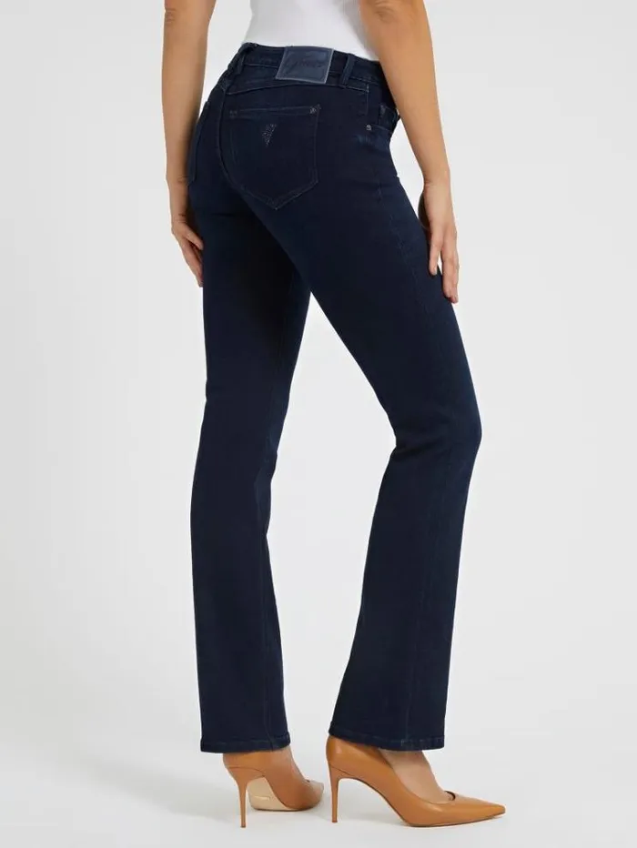 Women Straight Denim Pant Dark Blue Guess Straight