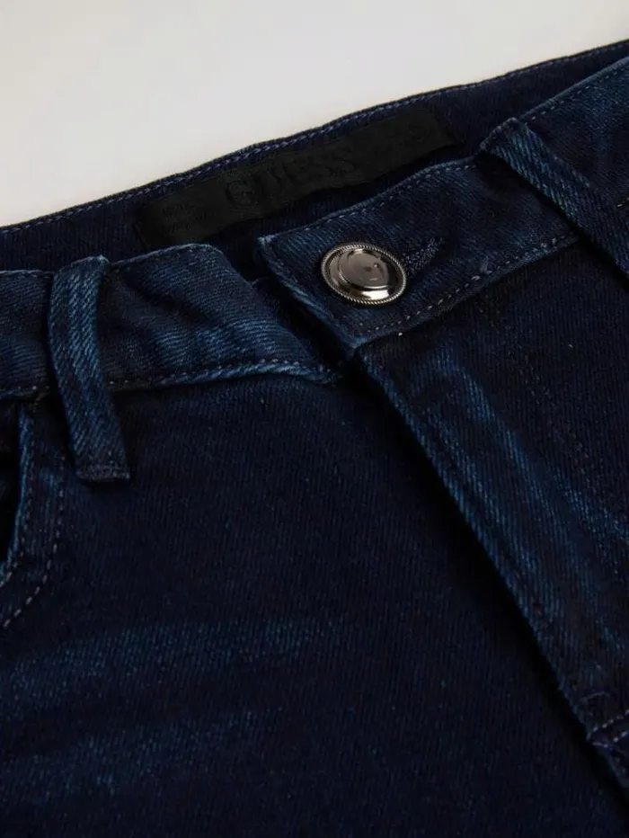 Women Straight Denim Pant Dark Blue Guess Straight