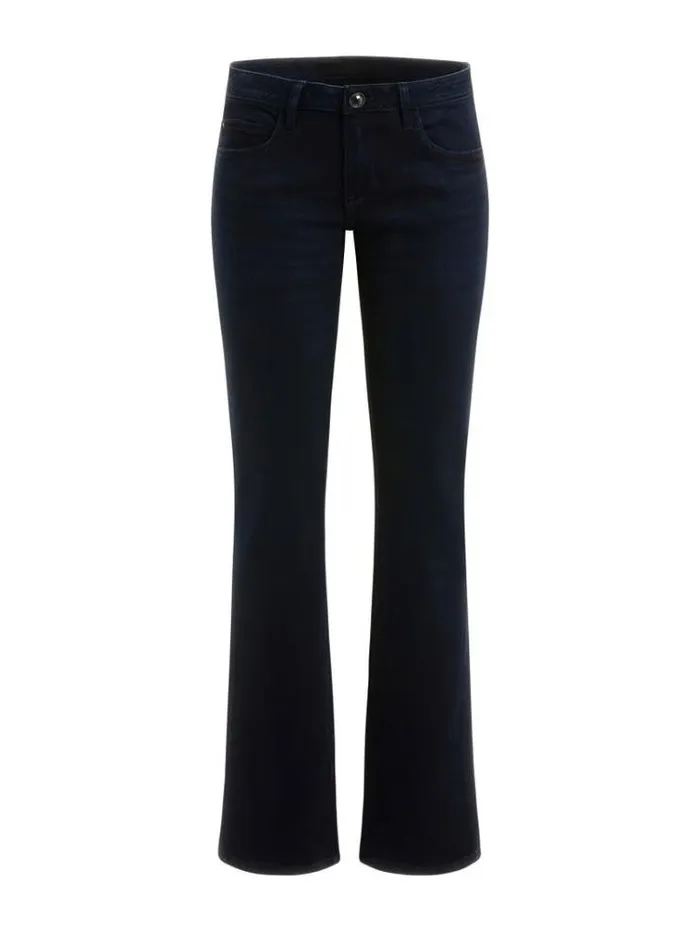 Women Straight Denim Pant Dark Blue Guess Straight