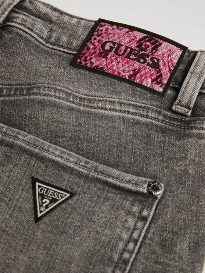 Women Straight Denim Pant Grey Guess Straight