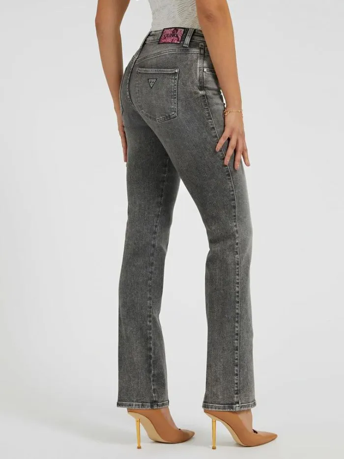 Women Straight Denim Pant Grey Guess Straight