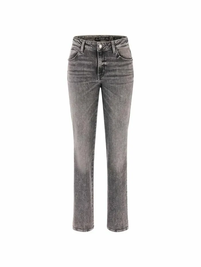 Women Straight Denim Pant Grey Guess Straight