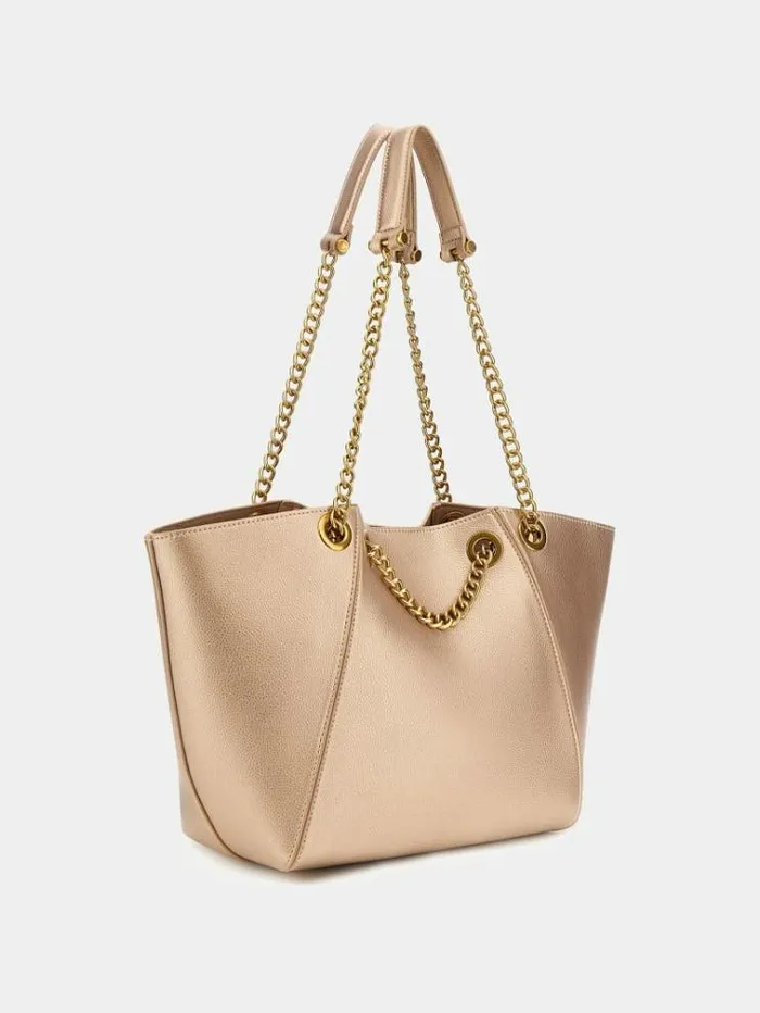 Women Strello Chain Detail Shopper Multi Beige Guess Shoppers