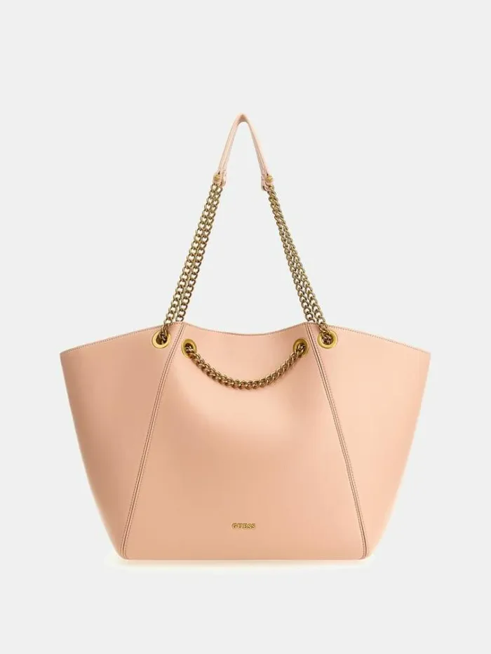 Women Strello Chain Detail Shopper Pink Guess Shoppers