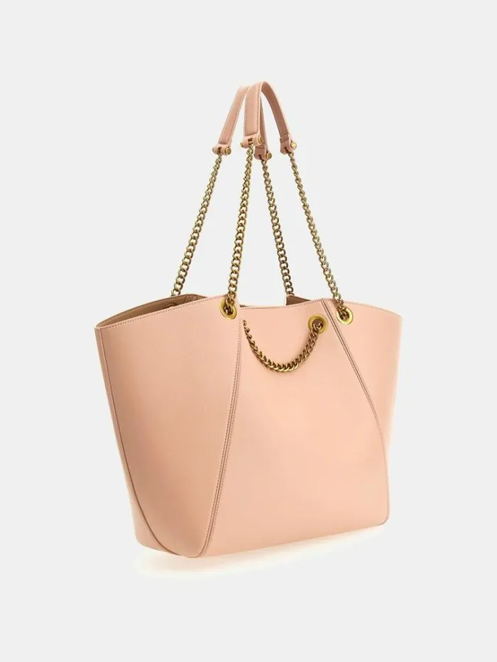 Women Strello Chain Detail Shopper Pink Guess Shoppers