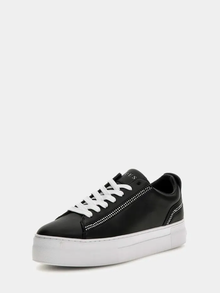 Women Studded Gianele Sneakers Black Guess Sneakers