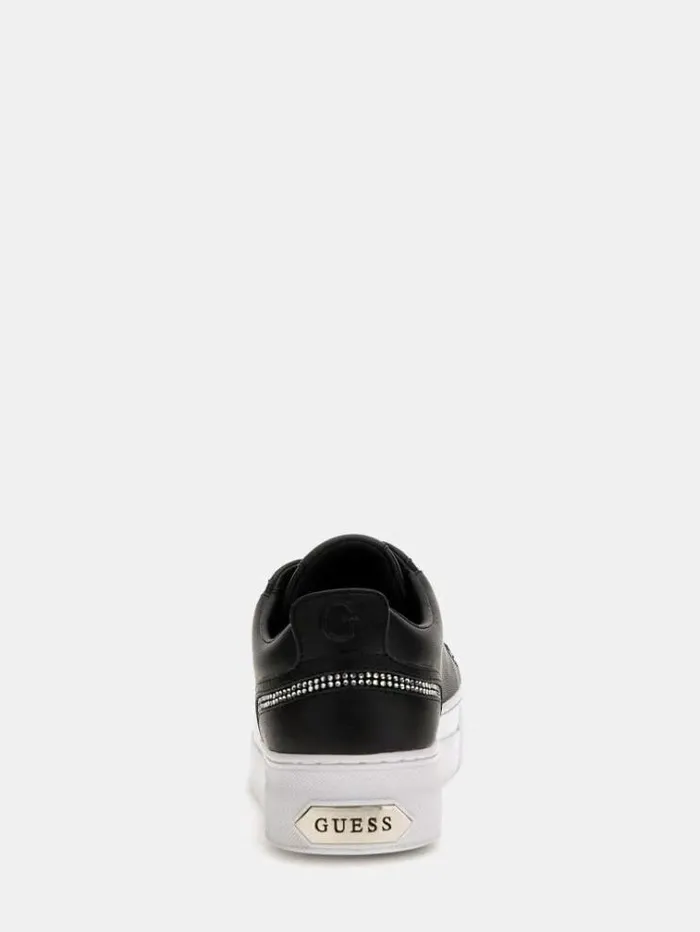 Women Studded Gianele Sneakers Black Guess Sneakers