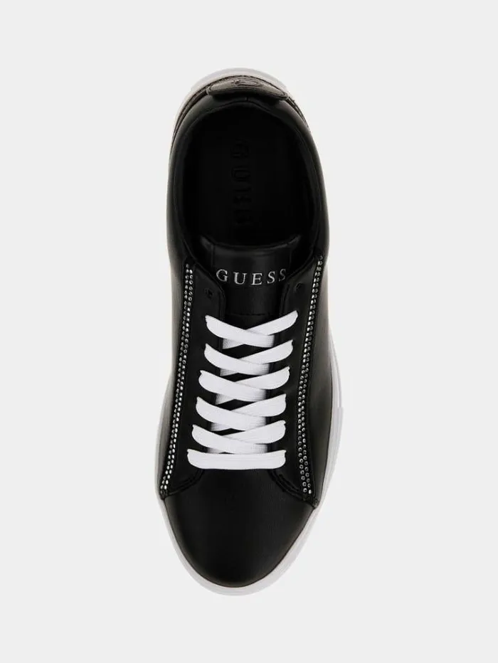 Women Studded Gianele Sneakers Black Guess Sneakers