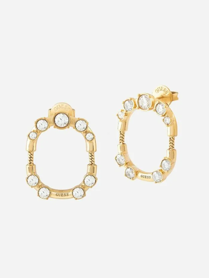 Women sunburst Earrings Gold Guess Jewellery