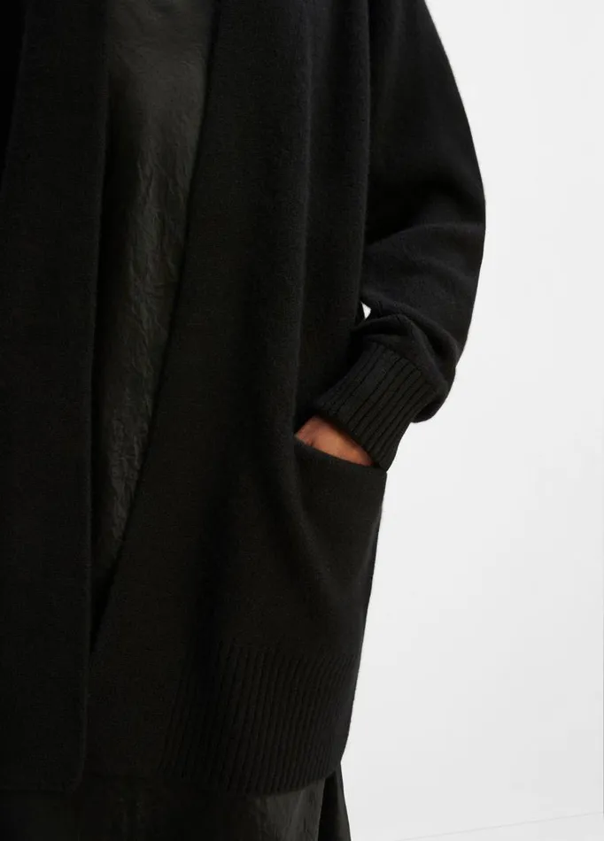 Women Sweaters Vince Cashmere OpenFront Cardigan Black