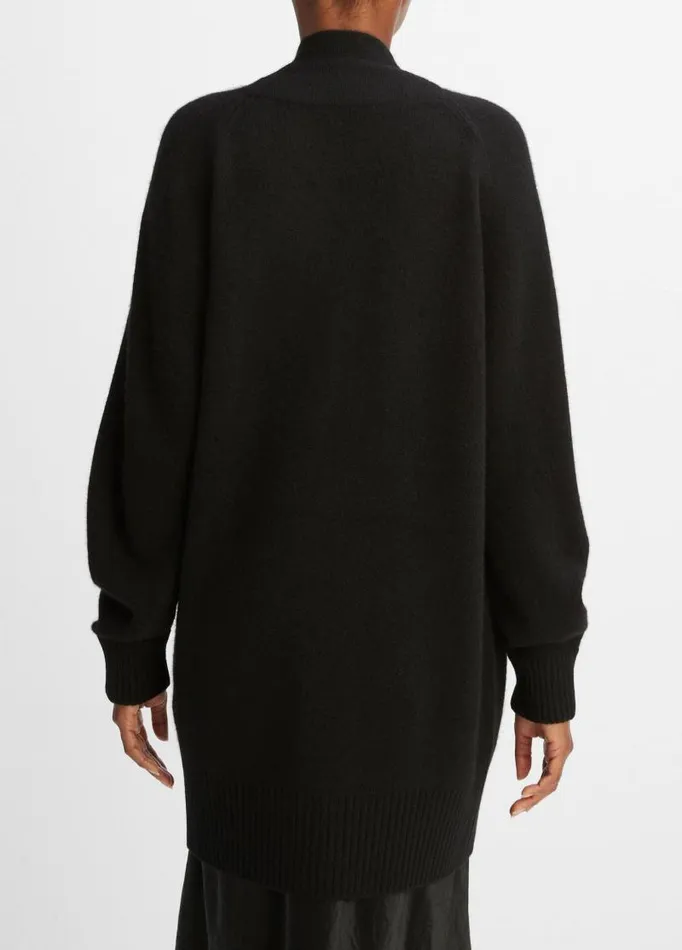 Women Sweaters Vince Cashmere OpenFront Cardigan Black