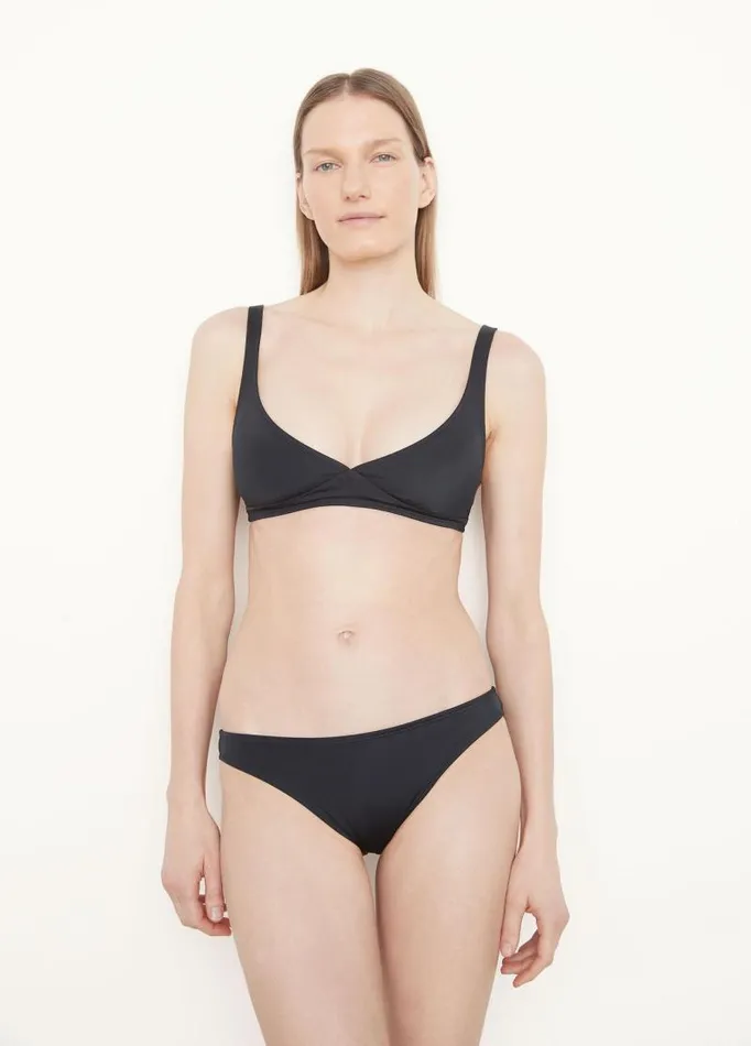 Women Swim Vince Nu Swim Crane Top Black