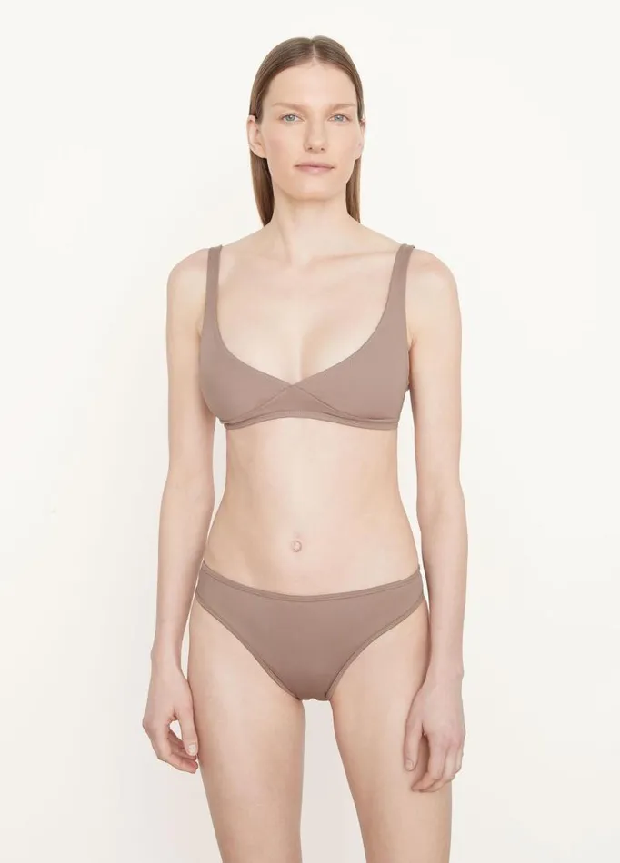 Women Swim Vince Nu Swim Crane Top Taupe