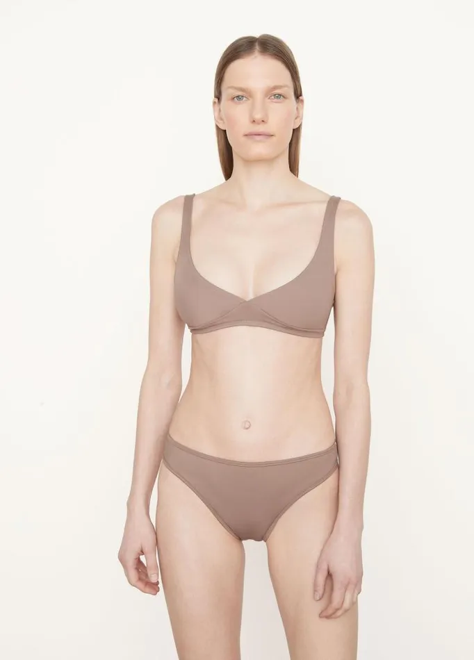 Women Swim Vince Nu Swim HighCut Bottom Taupe