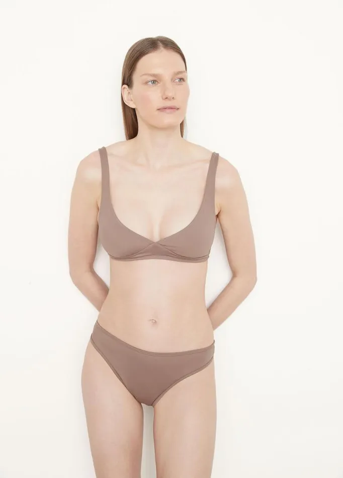 Women Swim Vince Nu Swim HighCut Bottom Taupe