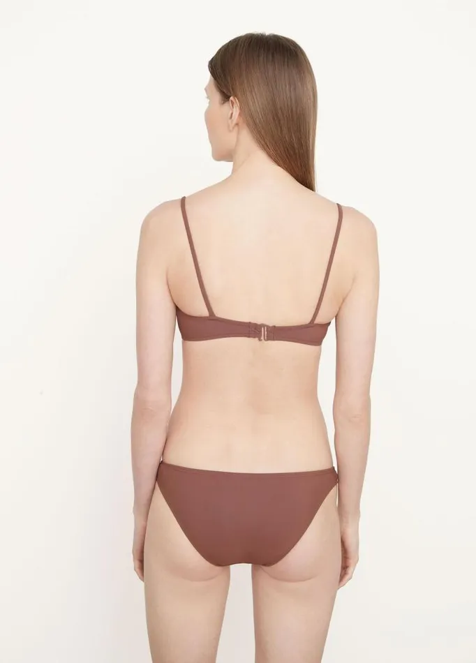 Women Swim Vince Nu Swim Lucky Top Cocoa