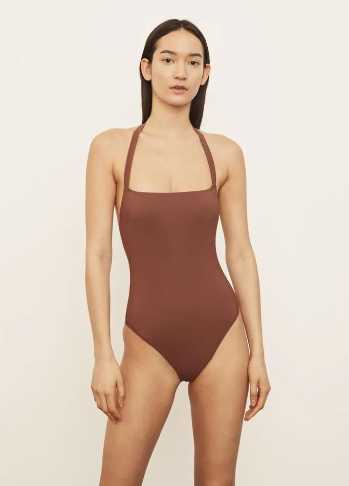 Women Swim Vince Nu Swim Meadow Suit Cocoa