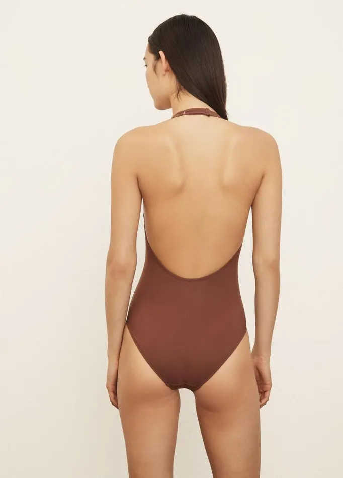 Women Swim Vince Nu Swim Meadow Suit Cocoa