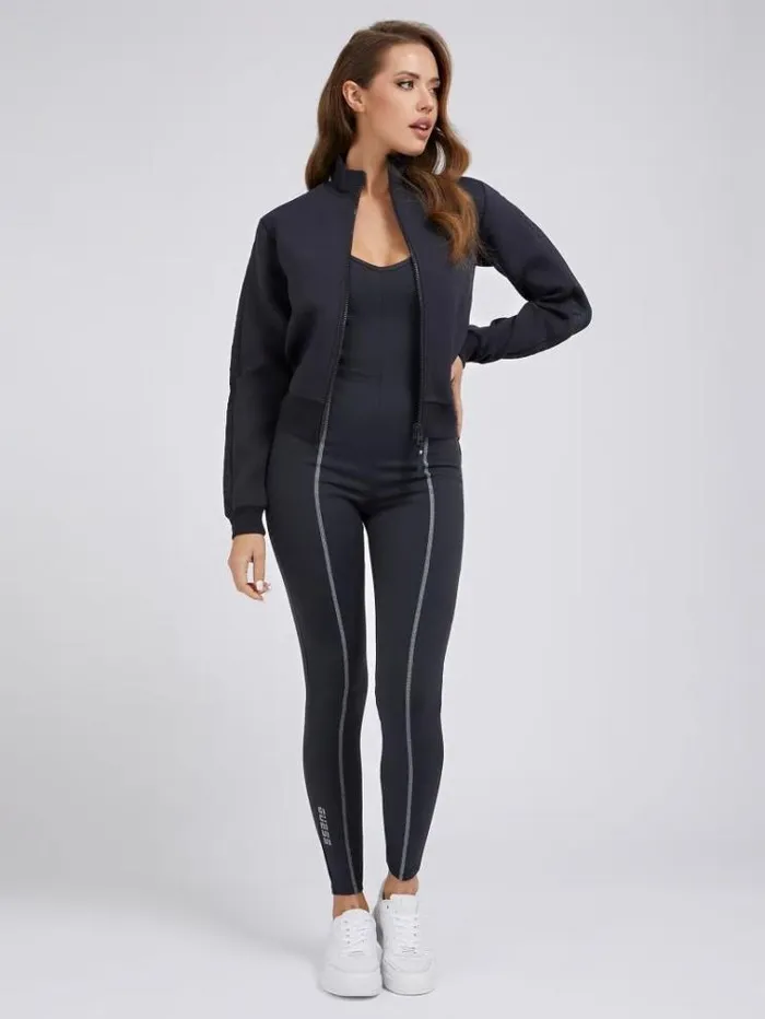 Women Tech Scuba Sweatshirt Blue Guess Knitwear And Sweatshirts