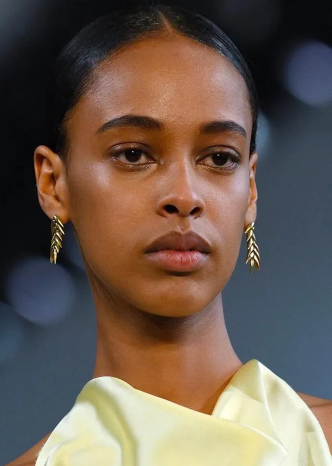 Women The Frankie Shop Accessories Bevza Spikelet Short Earrings Gold