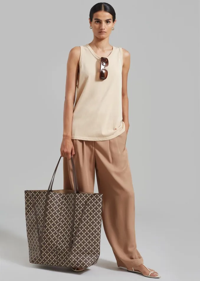 Women The Frankie Shop Accessories By Malene Birger Abrille Bag Coffee Bean