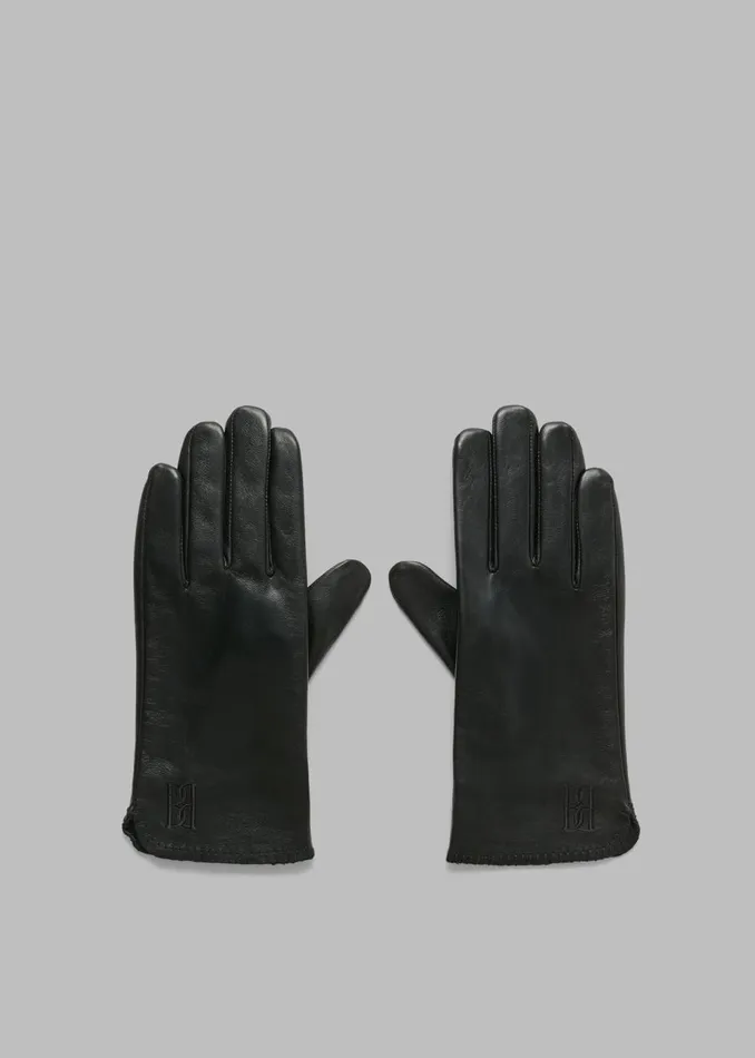 Women The Frankie Shop Accessories By Malene Birger Ginny Gloves Black