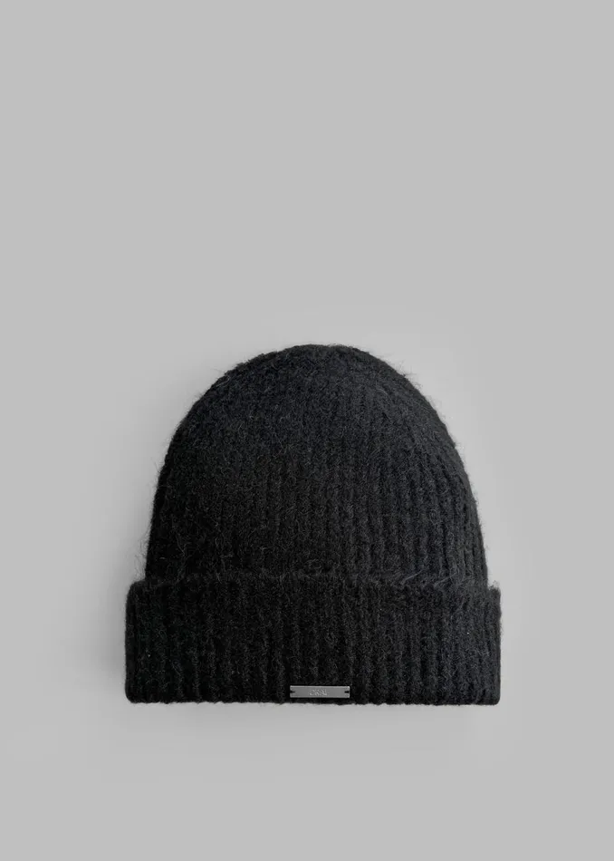 Women The Frankie Shop Accessories Caroline Beanie Black