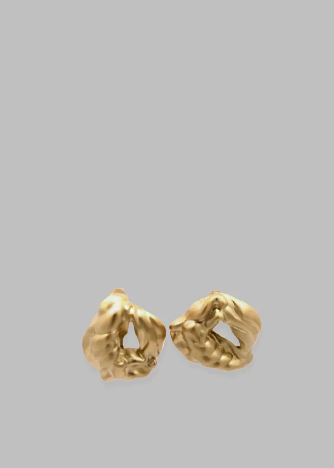 Women The Frankie Shop Accessories Completedworks Earrings Gold Vermeil