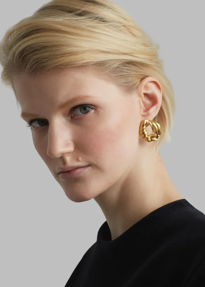Women The Frankie Shop Accessories Completedworks Earrings Gold Vermeil