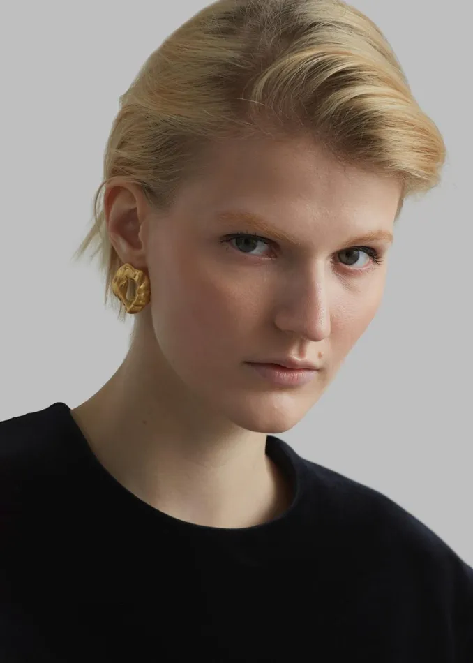 Women The Frankie Shop Accessories Completedworks Earrings Gold Vermeil