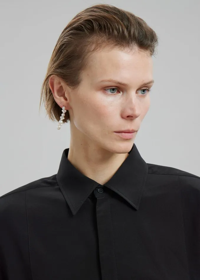 Women The Frankie Shop Accessories Completedworks Every Cloud Has A Silver Lining Earrings Pearlsterli