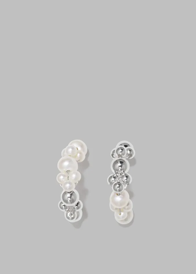 Women The Frankie Shop Accessories Completedworks Every Cloud Has A Silver Lining Earrings Pearlsterli