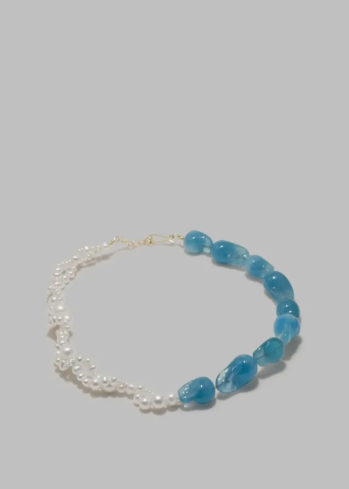 Women The Frankie Shop Accessories Completedworks Parade Of Possibilities II Necklace Pearlblue Women The Frankie Shop Accessories Completedworks Parade Of Possibilities II Necklace Pearlblue