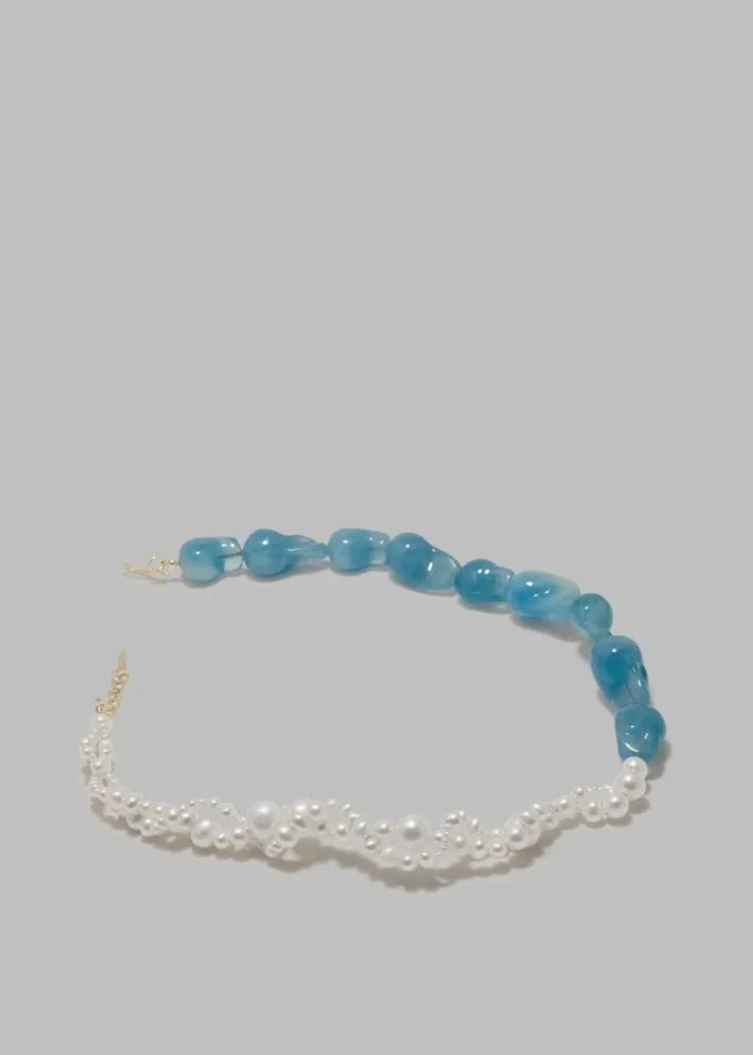 Women The Frankie Shop Accessories Completedworks Parade Of Possibilities II Necklace Pearlblue