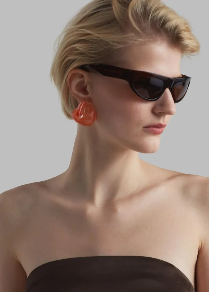 Women The Frankie Shop Accessories Completedworks Randomised Organic Shape Earrings Orange