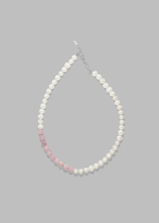 Women The Frankie Shop Accessories Completedworks So Far So Good Necklace Pearllilac