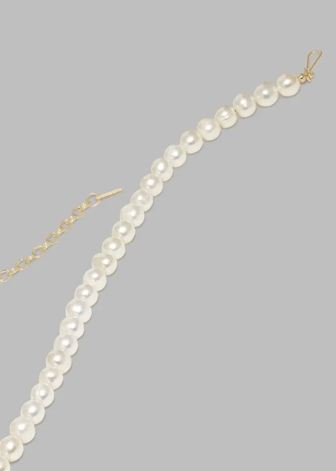 Women The Frankie Shop Accessories Completedworks So Far So Good Necklace Pearllilac
