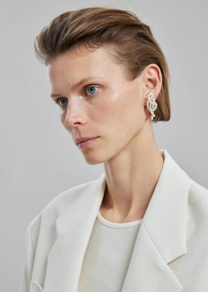 Women The Frankie Shop Accessories Completedworks The Break Between The Clouds Earrings Pearlgold Verm